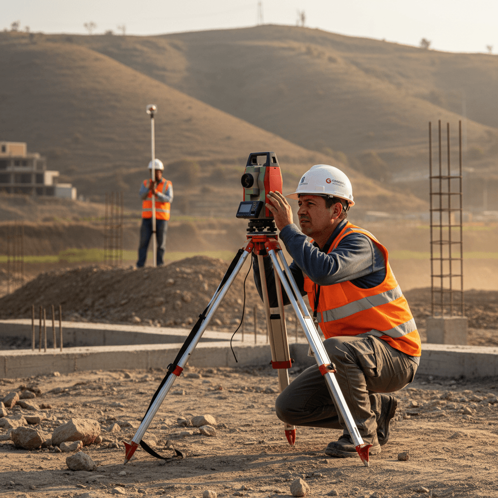 Professional topography - surveying and site measurement